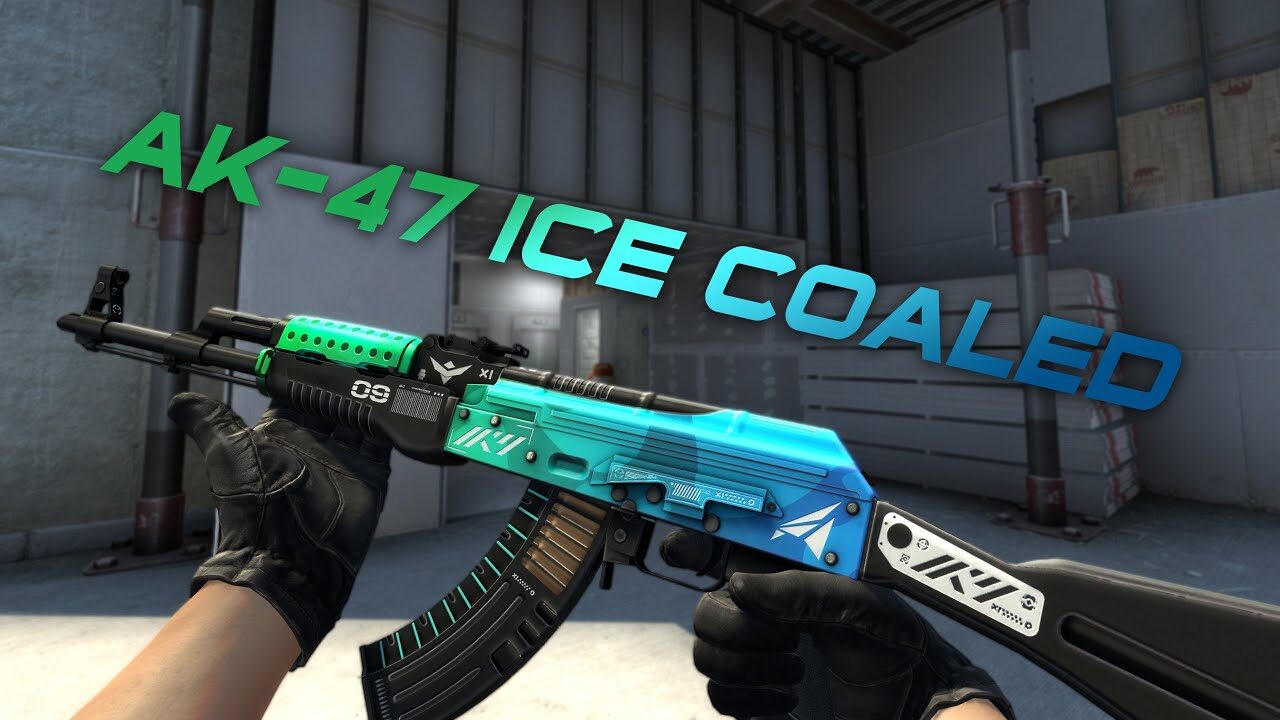 CSGO AK-47 | Ice Coaled - Skin showcase Factory New [4K60FPS]